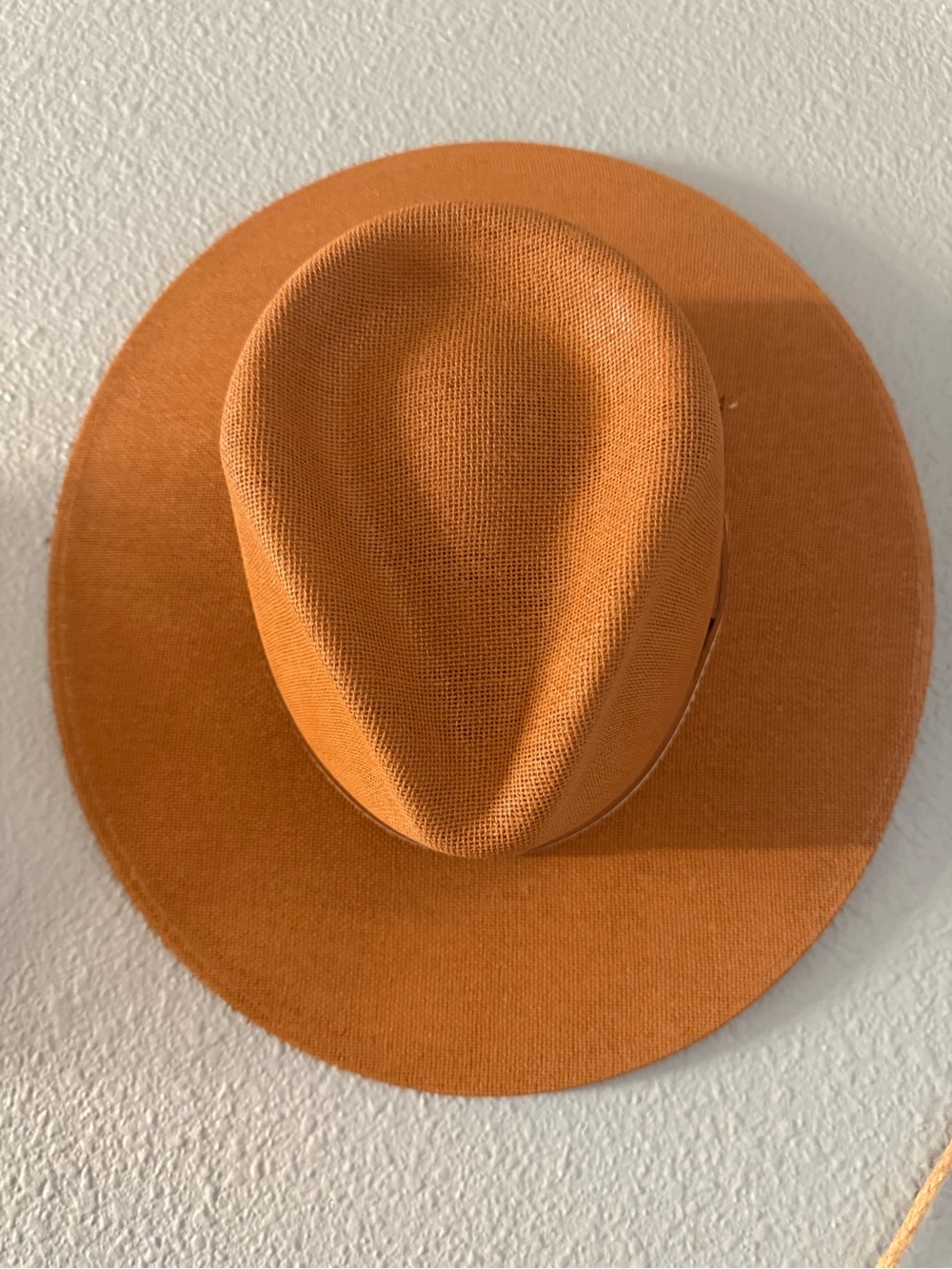 Wide-Brim brown Fedora Hat